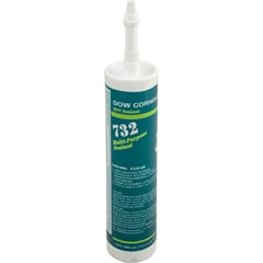 Silicone, DOW 732, 10.1oz Cartridge, Clear 88-125-1005