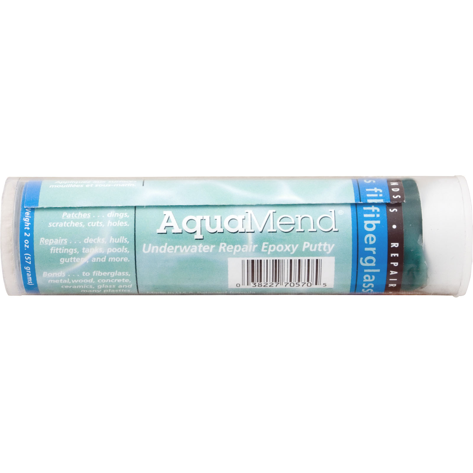 UNDERWATER EPOXY PUTTY, AQUAMEND, 2OZ STICK 