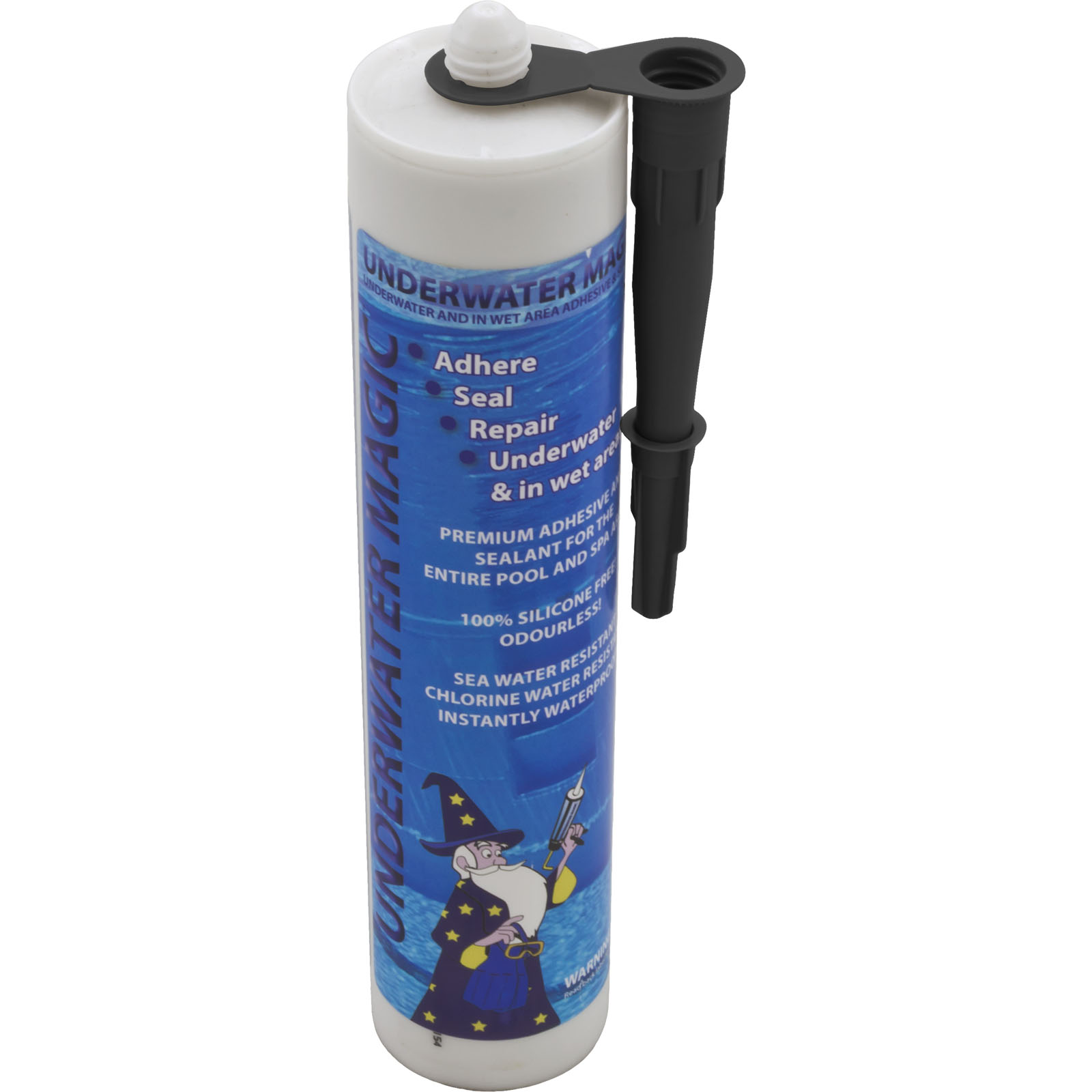 Picture of UWM-09C Sealant Underwater Magic 12ct 290ml/9.8oz Tube Black