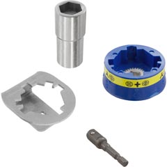 Tool, Socket Set, Multi-Tork, 3 Items, Polycarbonate 99-615-1026