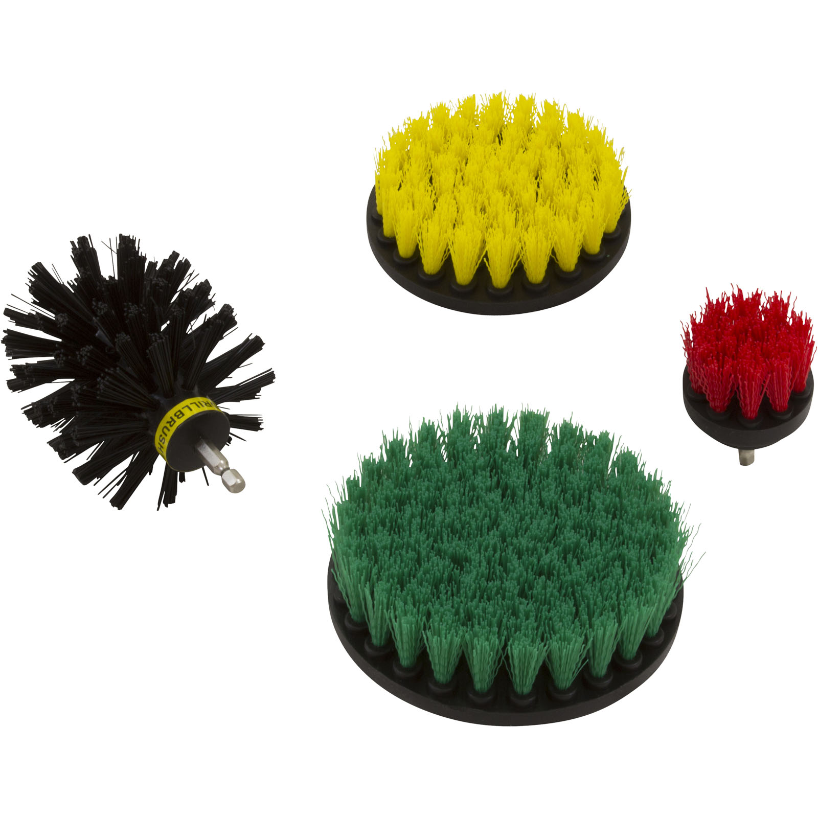Picture of S-G5Y4R2KO-QC-DB Drill Brush Kit Useful Products 4 Brushes