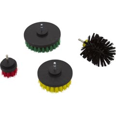 Drill Brush Kit, 4 Brushes, Useful Products 99-640-1100