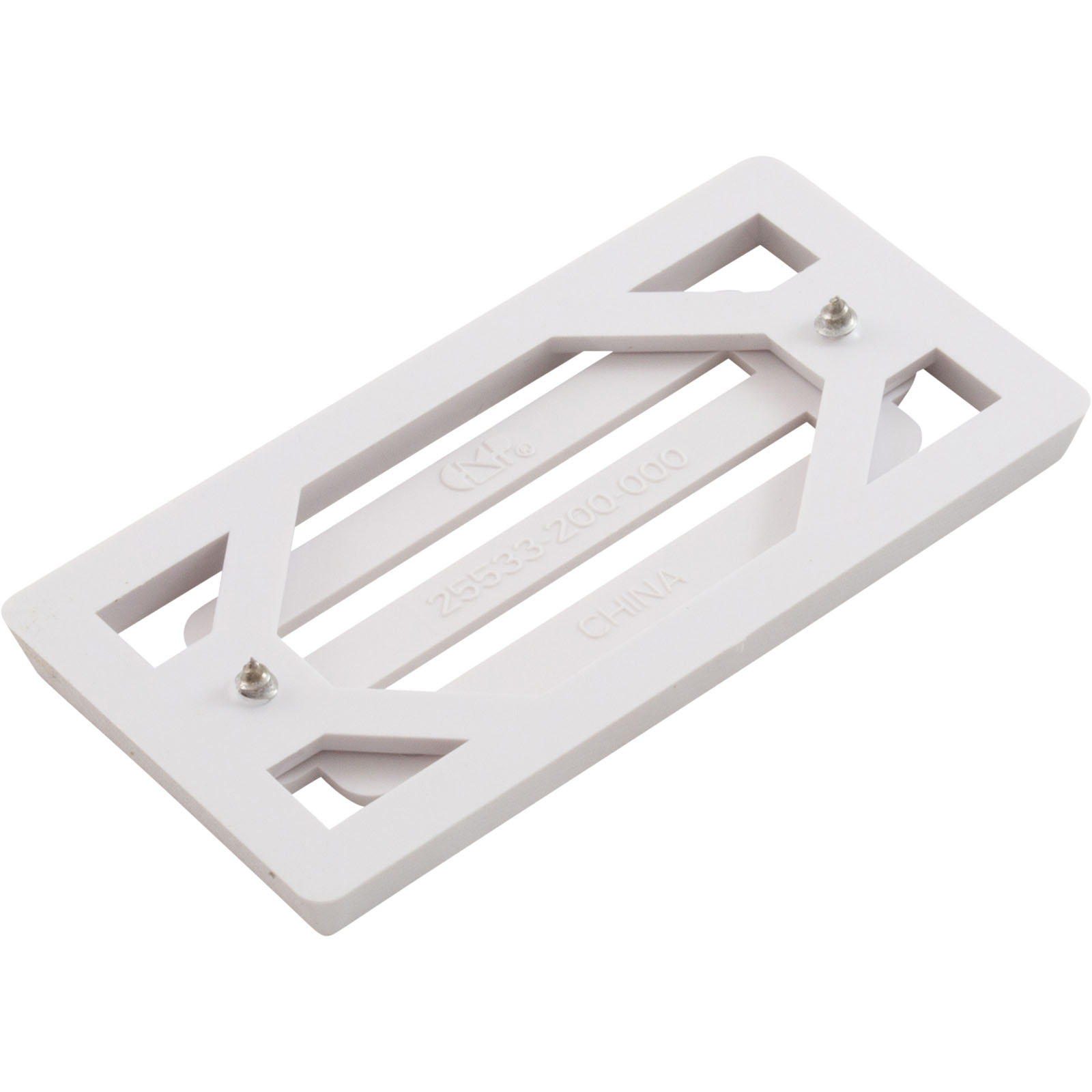 Picture of 3 Bar Grate And Frame Assembly, White