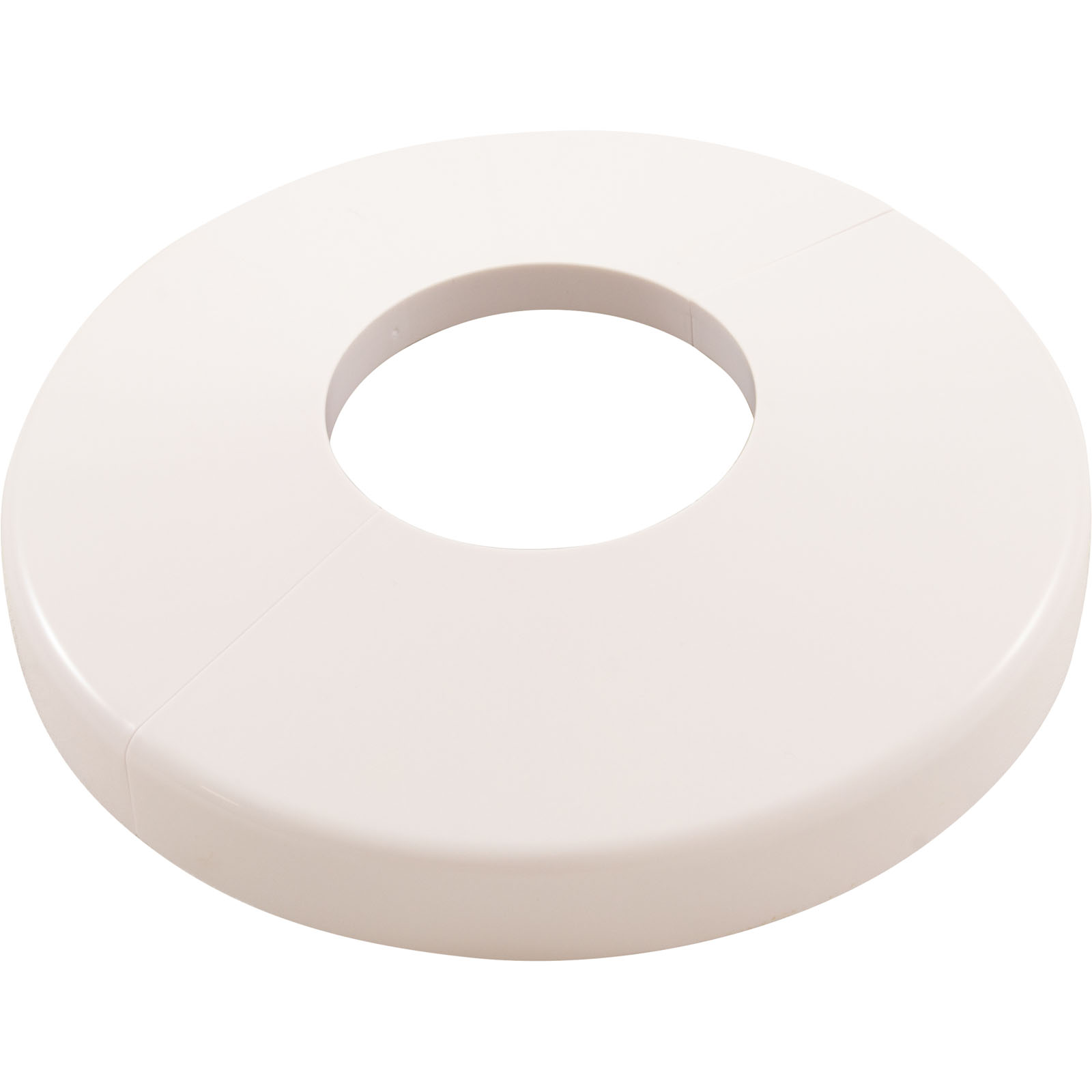 POOL LADDER ESCUTCHEON, CLIP ON, WHITE 