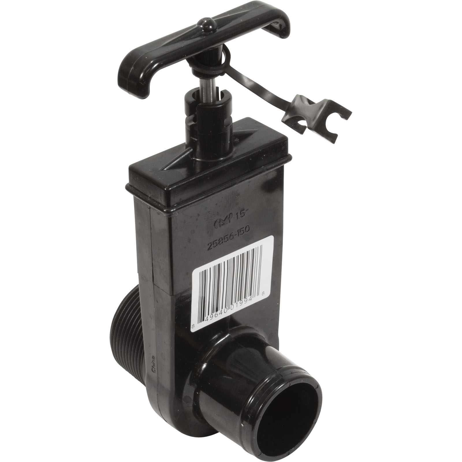 Picture of 25856-154-000 Slice Valve 1.5In Mip X 1.5In Hose Adapter Black