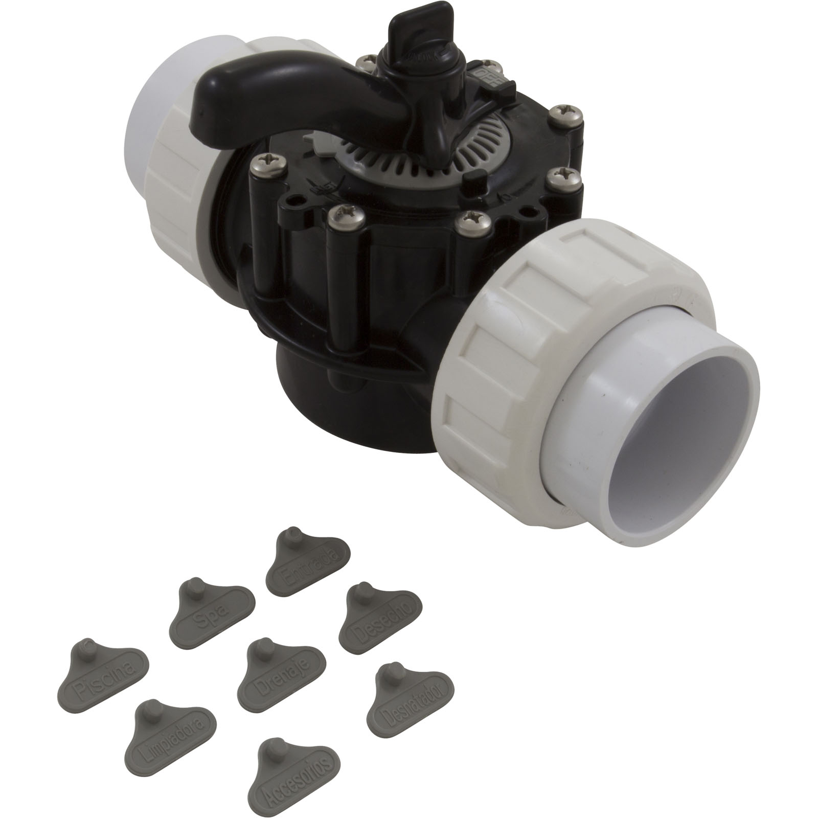 Picture of 25922-204-000 Diverter Valve 2In Unions 2-Way Black