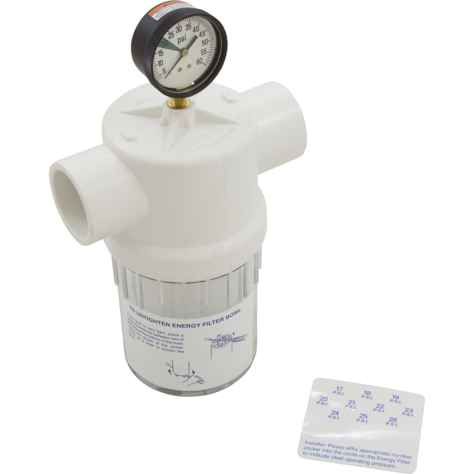 Jandy Pro Series Energy Filter With Gauge eBay