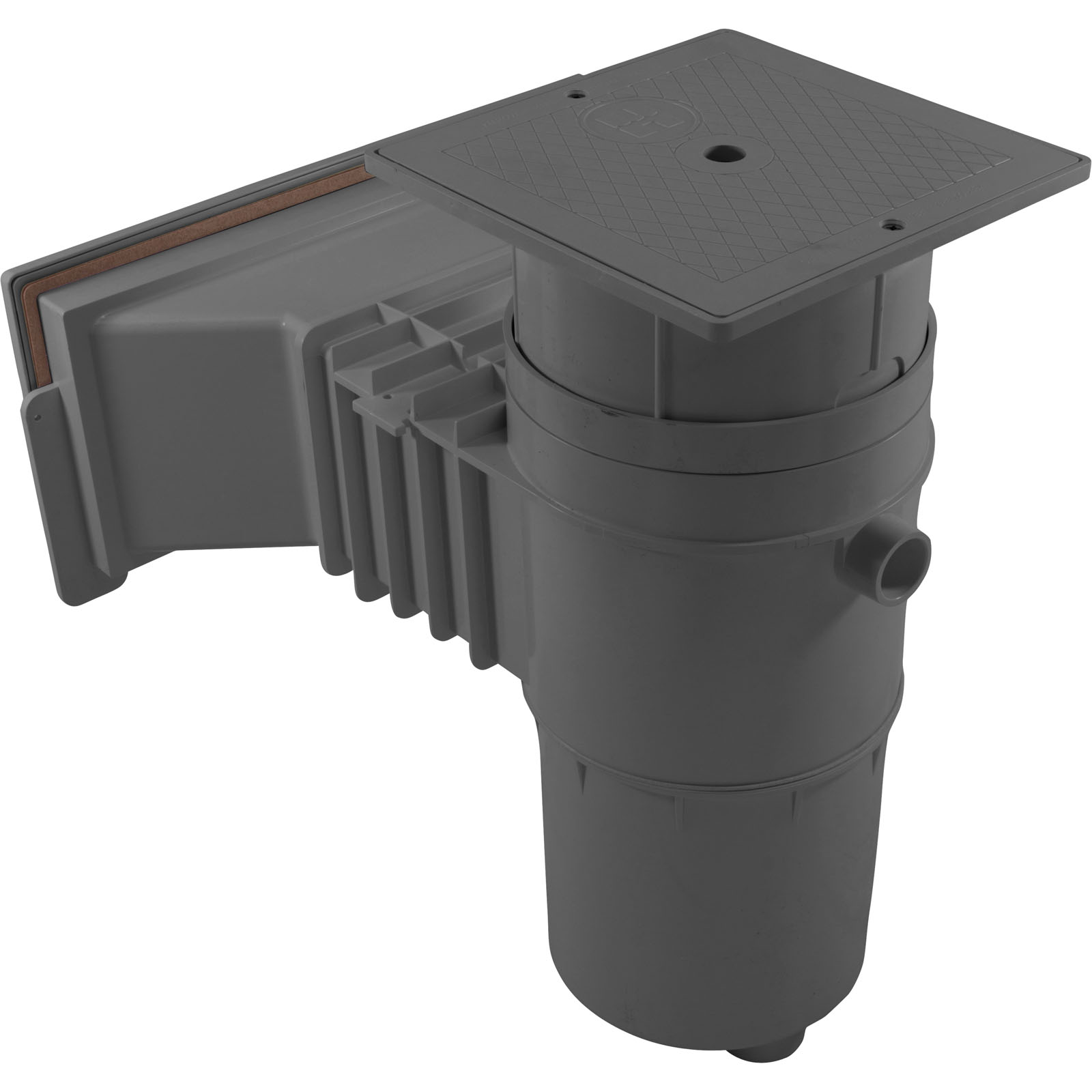 Picture of SP10852OMNDDGR Wide  Auto-Skim W/O Drain  With Fittings Dark gray 
